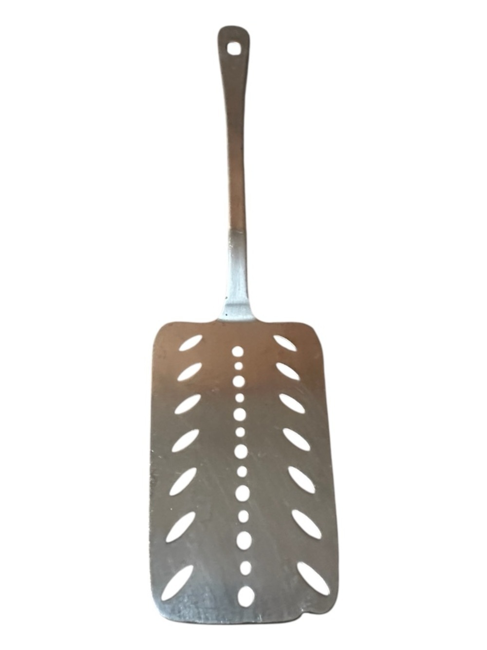 Stainless Steel Slotted Turner Spatula - Silver